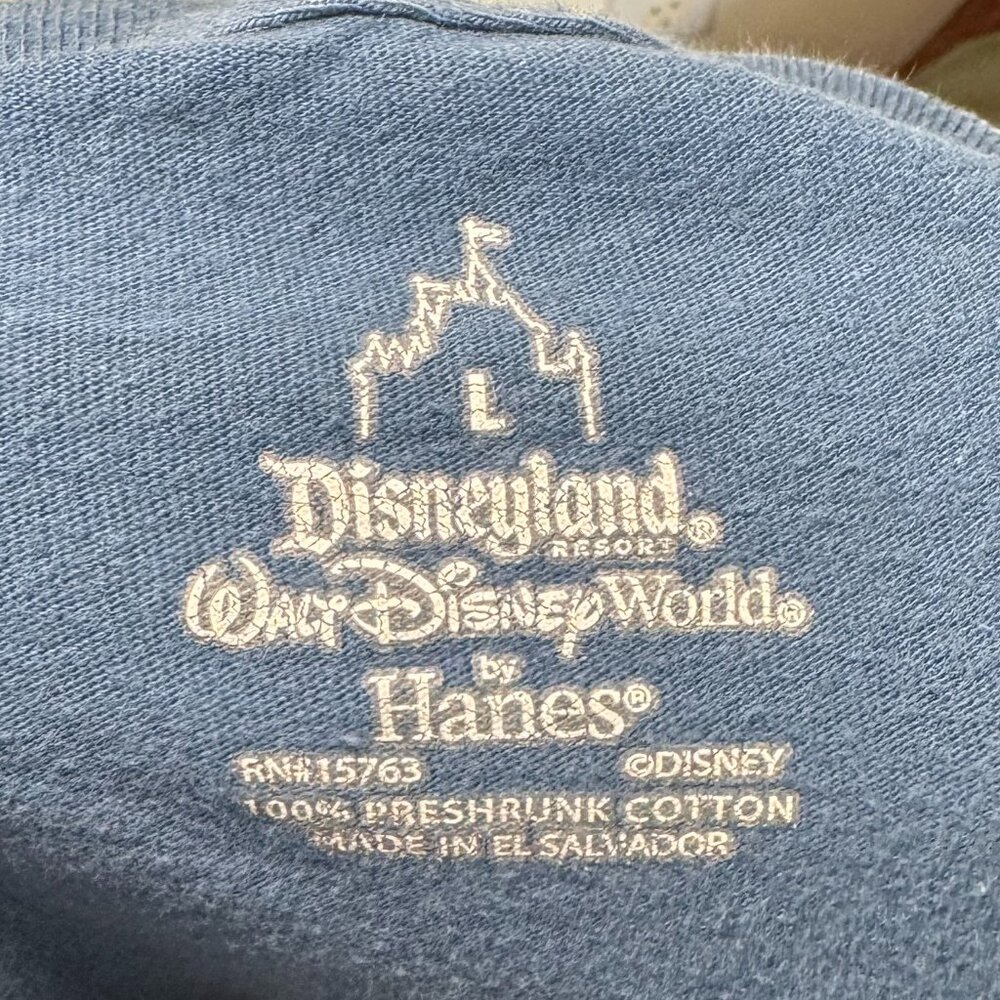 Disney Parks WDW Mickey Mouse Blue Graphic T Shirt - Picture 10 of 10